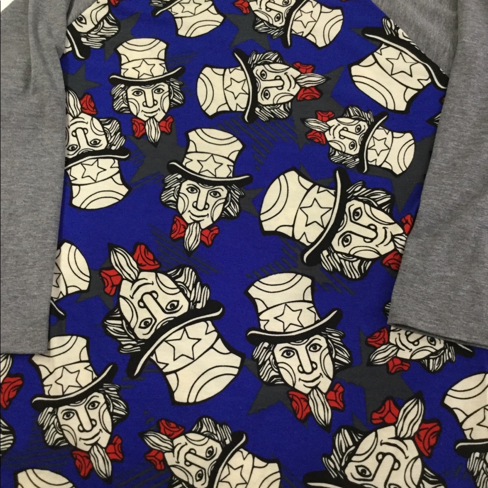 Lularoe Uncle Sam tee size medium - Picture 4 of 5